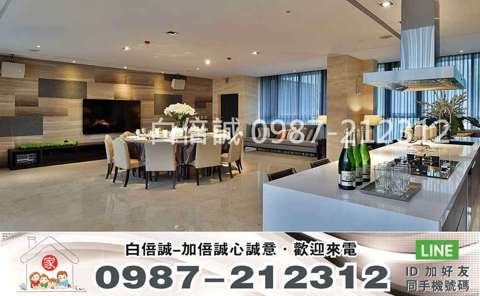 【國雄青水硯】超美裝潢大四房間間套房雙車位5米2大面寬電梯別