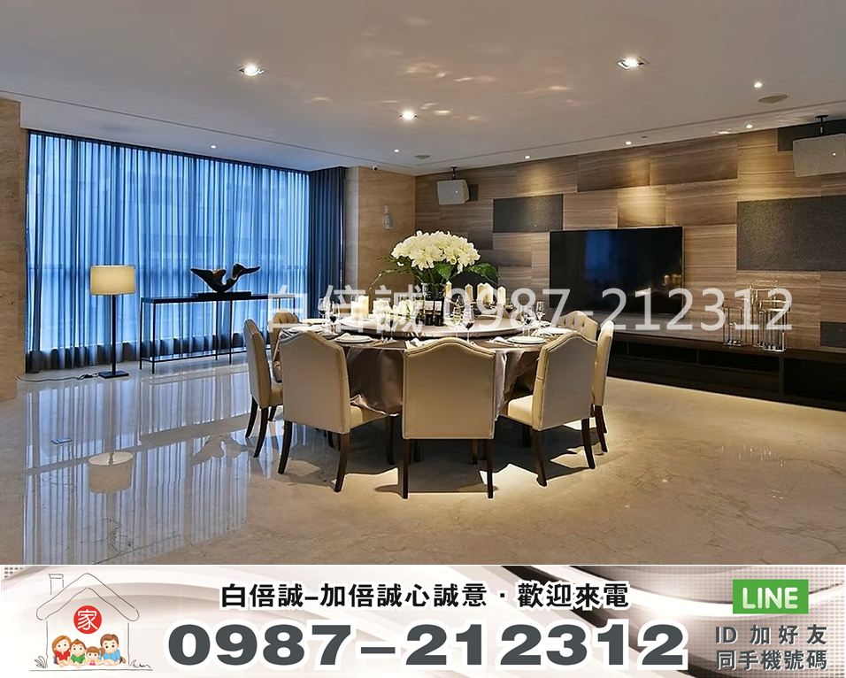 【國雄青水硯】超美裝潢大四房間間套房雙車位5米2大面寬電梯別