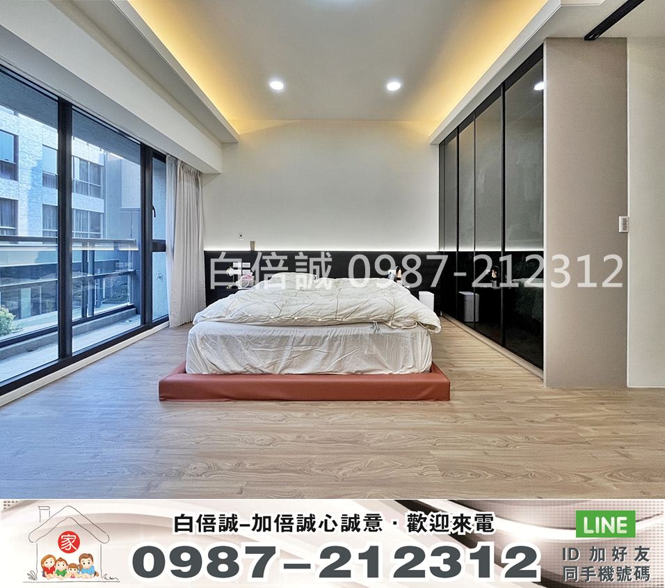 【國雄青水硯】超美裝潢大四房間間套房雙車位5米2大面寬電梯別