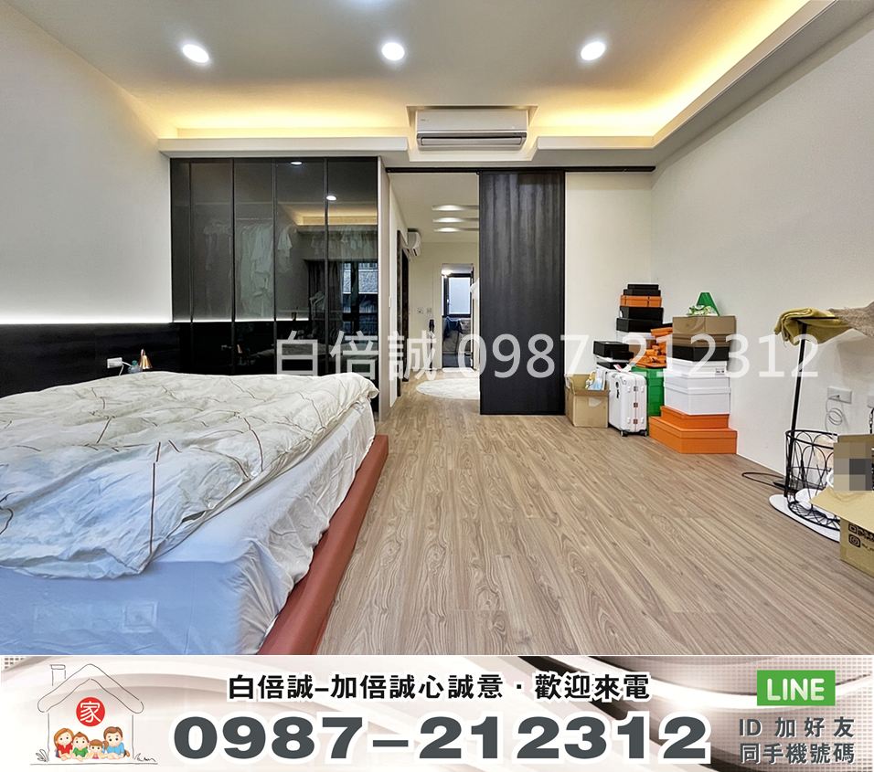 【國雄青水硯】超美裝潢大四房間間套房雙車位5米2大面寬電梯別