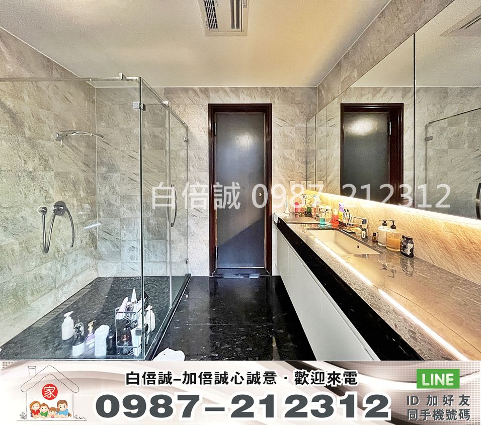 【國雄青水硯】超美裝潢大四房間間套房雙車位5米2大面寬電梯別