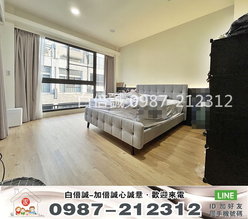 【國雄青水硯】超美裝潢大四房間間套房雙車位5米2大面寬電梯別