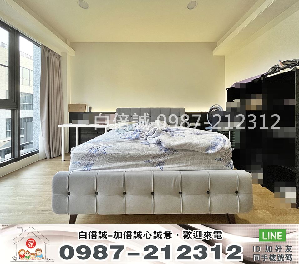 【國雄青水硯】超美裝潢大四房間間套房雙車位5米2大面寬電梯別