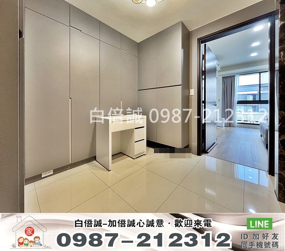 【國雄青水硯】超美裝潢大四房間間套房雙車位5米2大面寬電梯別