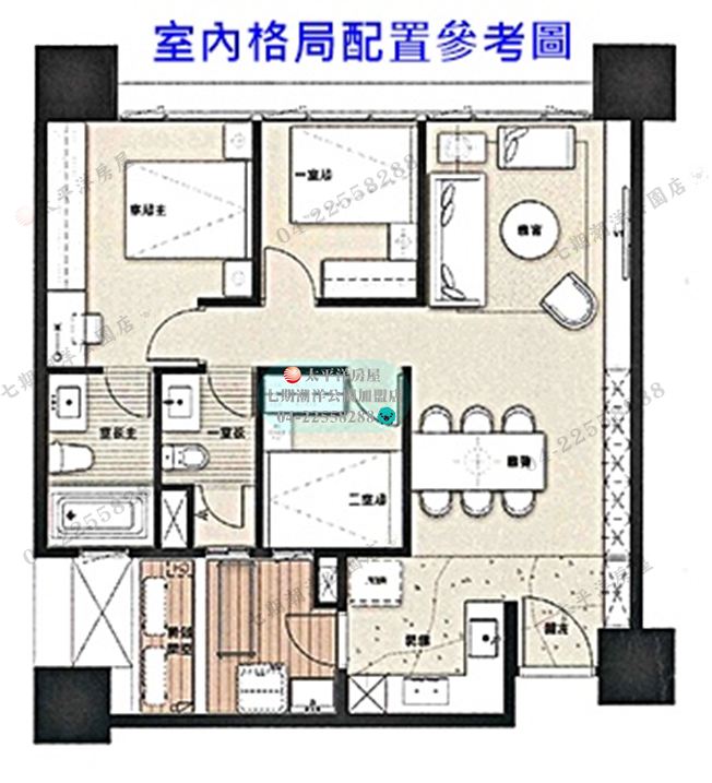 台中北屯機捷【寶輝THE SPRINGS】寶輝綠生活帝王戶居